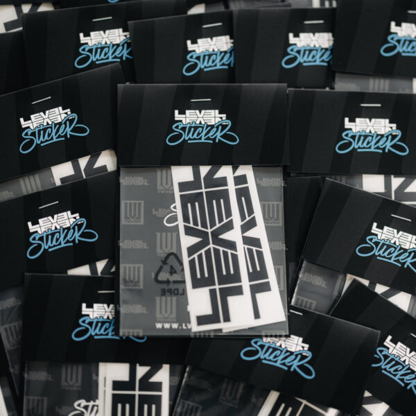 LVL7EVEN Sticker Set schwarz