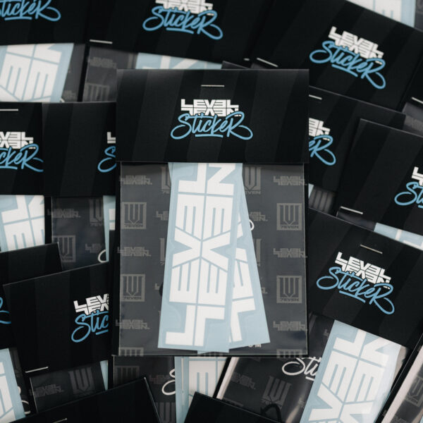 LVL7EVEN Sticker Set weiß