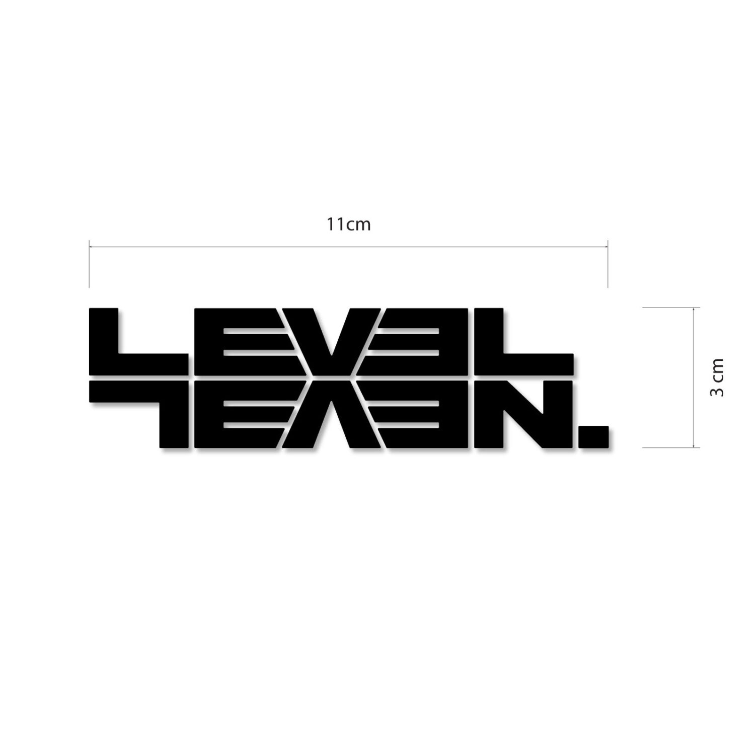 LVL7EVEN Logo Sticker – Bild 5