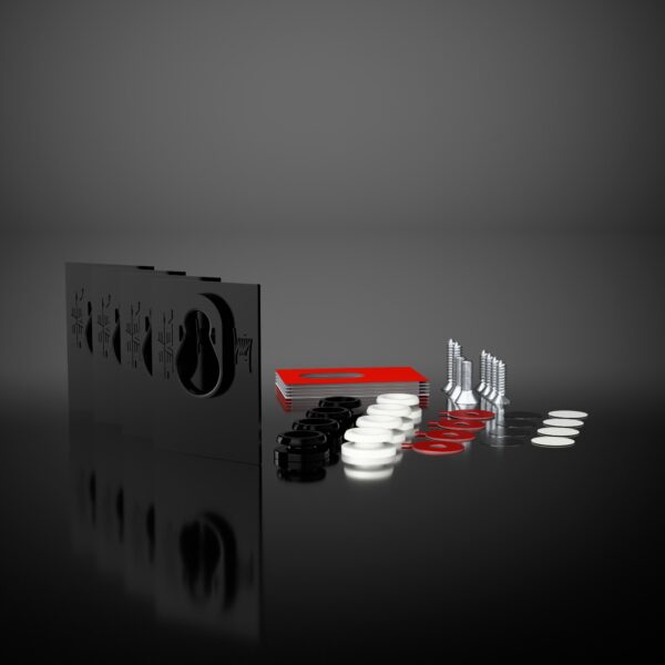 KLIK AIR rahmenloser Kennzeichenhalter LVL7EVEN Set für zwei 3D Kennzeichen