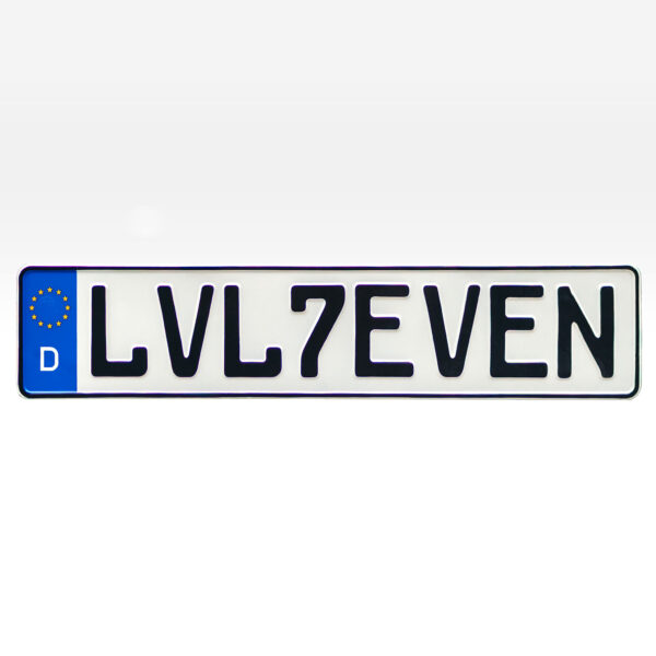 Kennzeichenhalter rahmenlos universell KLIK AIR LVL7EVEN
